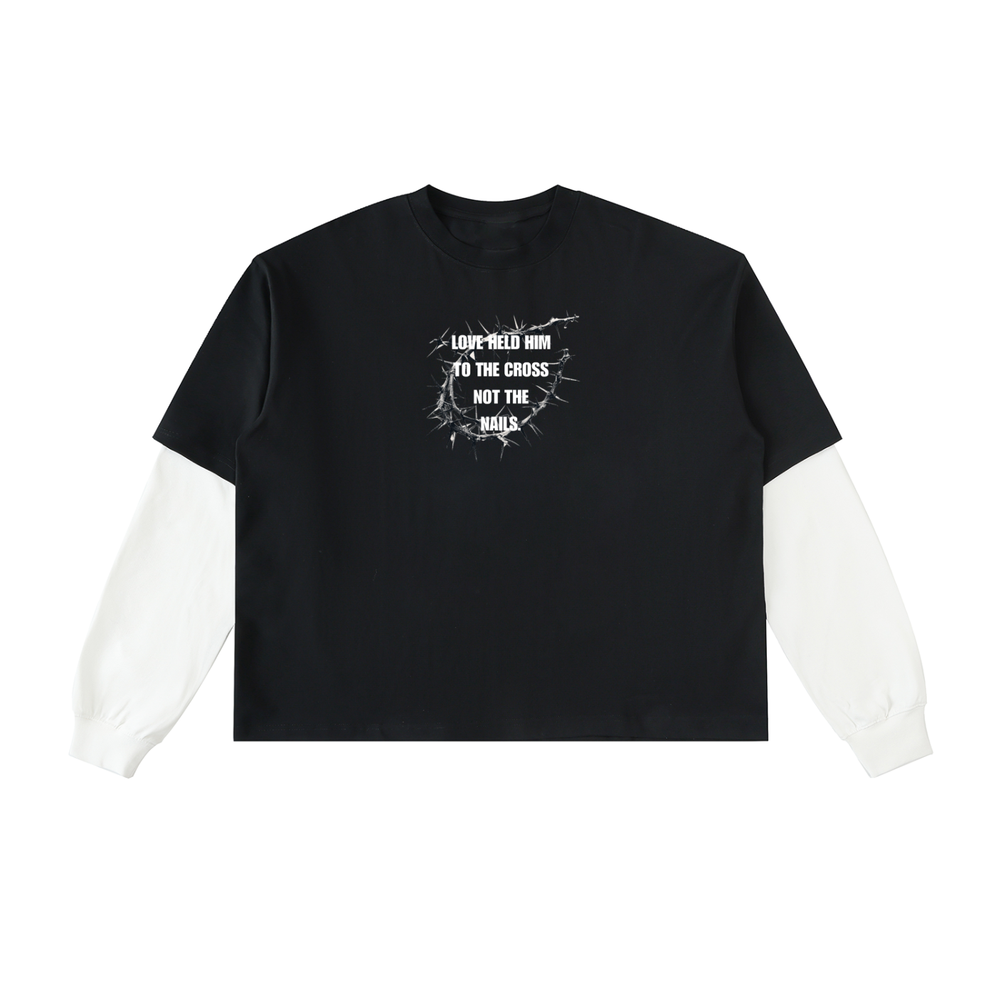 “THORNS” Sleeve Cotton T-Shirt