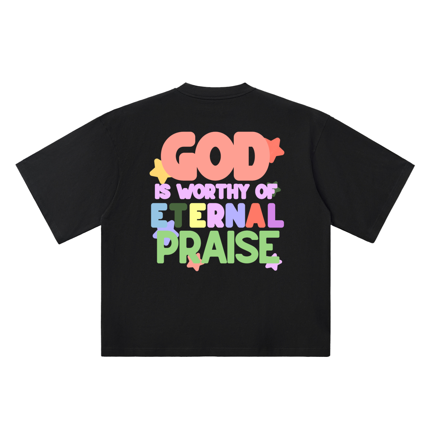 “ETERNAL PRAISE” Drop Shoulder T-Shirt