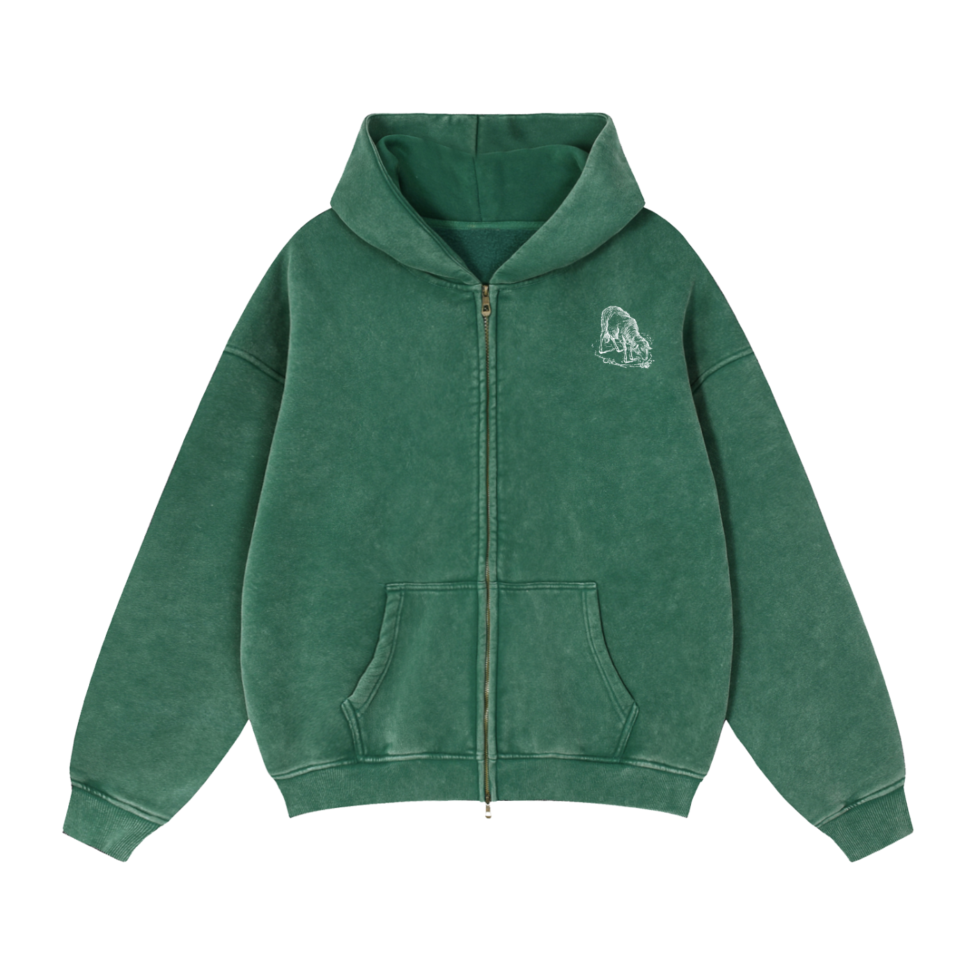 “99” Zip-Through Hoodie