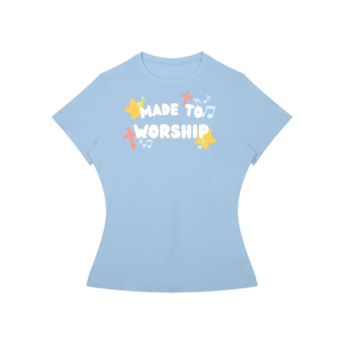 “WORSHIP” Women’s Slim Fit T-Shirt