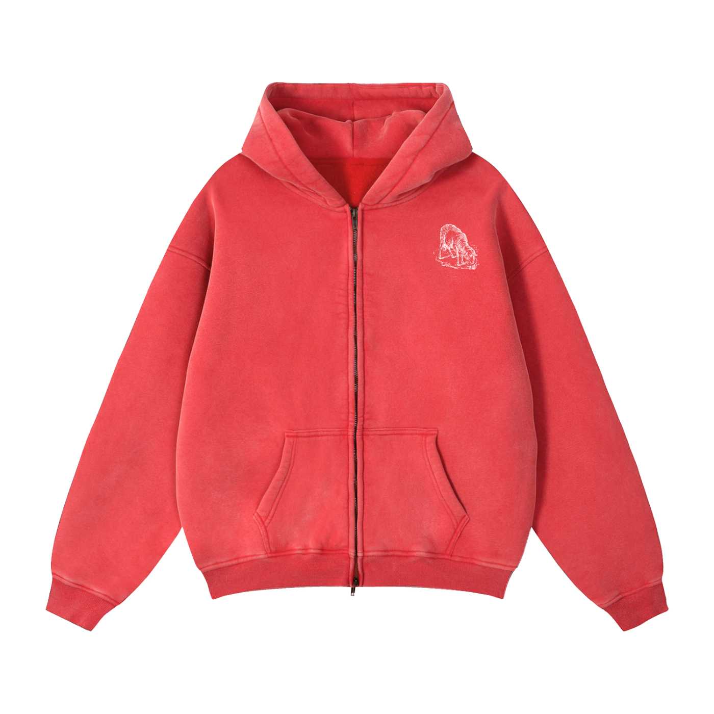 “99” Zip-Through Hoodie