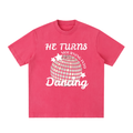 “DANCING” Frayed T-Shirt