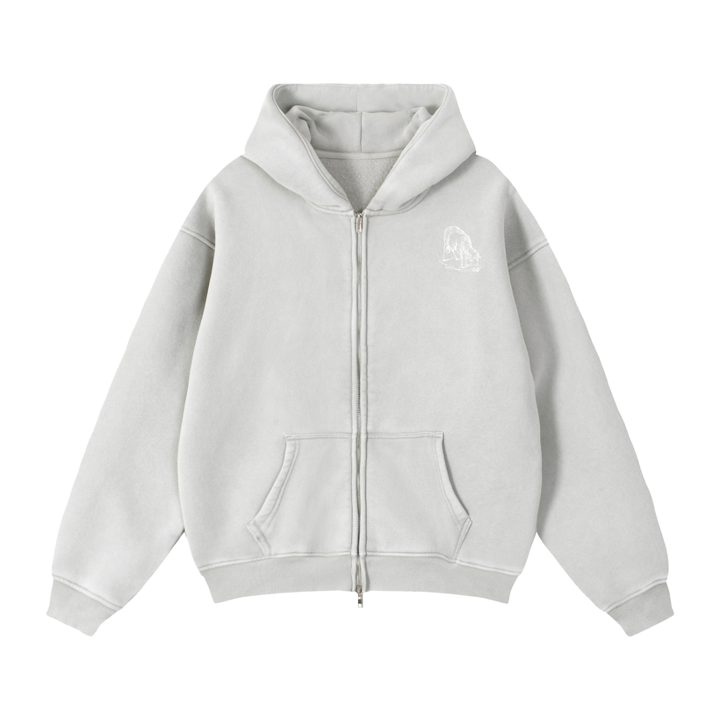 “99” Zip-Through Hoodie